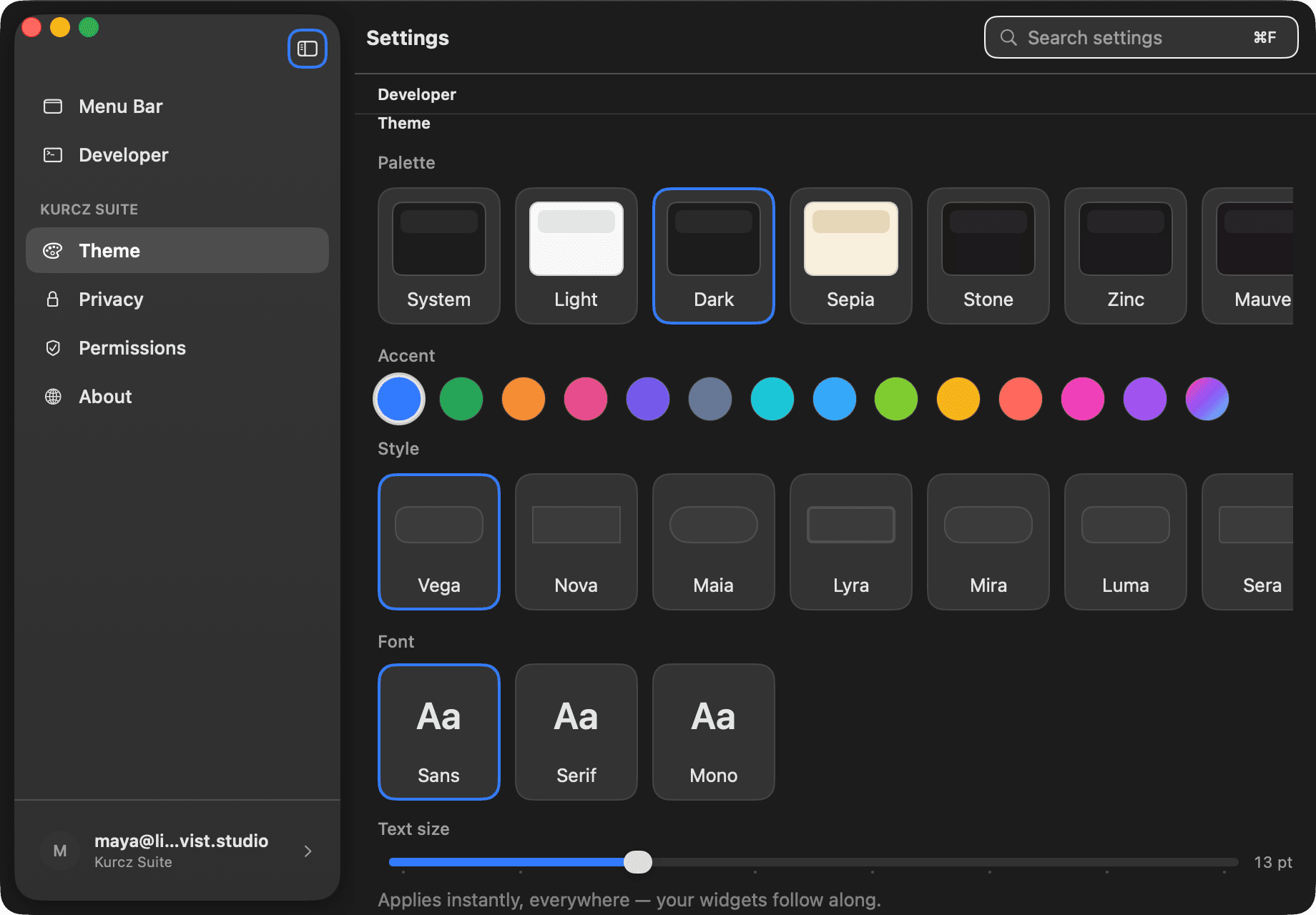 Daily Widget — Theme it your way — your widgets follow along instantly